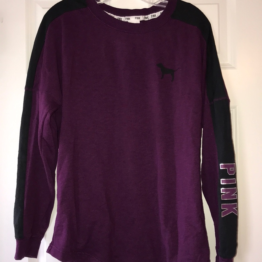 PINK Plum Colored Sweatshirt